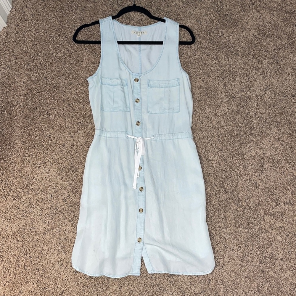 Women’s light denim cotton dress